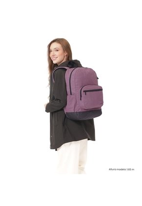 Morral Universitario Tocaxu Porta PC 15" Morado Mujer