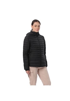 Chaqueta Acolchada 2 En 1 Para Mujer Chalina Negra