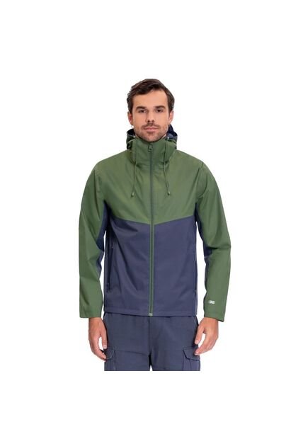 Chaqueta Impermeable Para Hombre Seal Azul