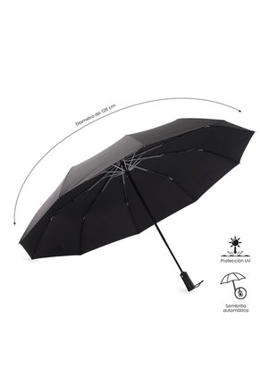 Sombrilla Grande Brella Con Filtro UV Negra