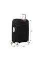 Funda Para Maletas De Viaje Grande Apront Negra de Totto