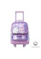 Maleta Para Niña Con Ruedas Friends Party Mediano Morado de Totto