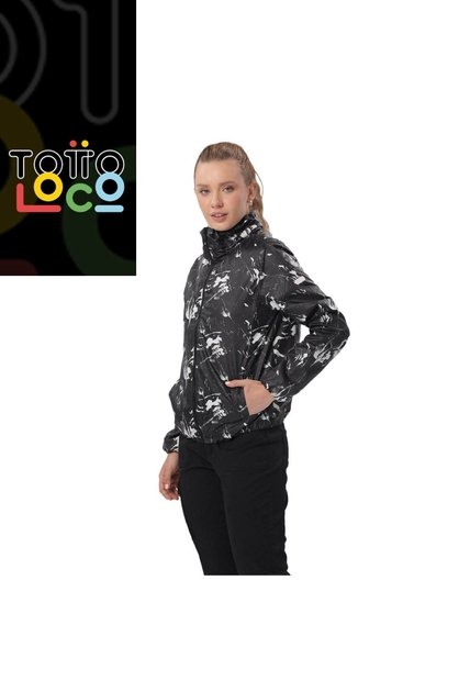 Chaqueta Casual Para Mujer Pray Liviana Negra