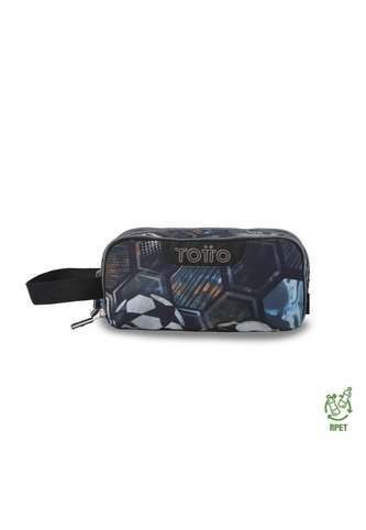 Cartuchera Escolar Mediana Para Hombre Cinta Pro Negra Totto