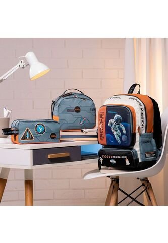 Combo Escolar Morral Mediano Gemini + Lonchera Y Cartuchera Totto