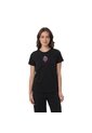 Camiseta Estampada Para Mujer Prime Manga Corta Negra de Totto