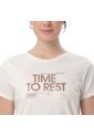 Camiseta Estampada Para Mujer Prime Manga Corta Blanca de Totto