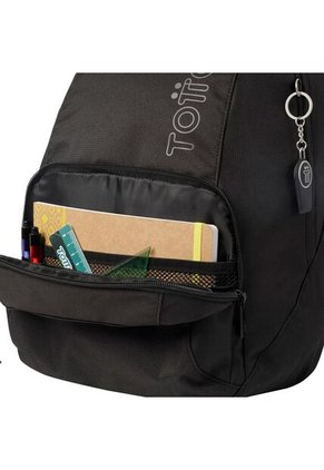 Morral Universitario Ometto Negro Unisex Con Organizador