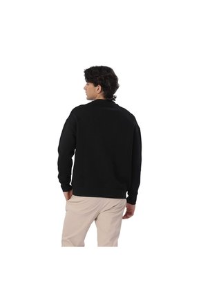 Buzo Para Hombre Cuello Redondo Vess Negro