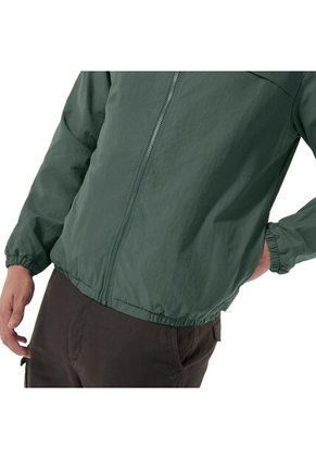 Chaqueta Rompevientos Para Hombre Ice Solid Verde