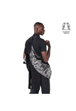 Chaqueta Acolchada Para Hombre Palmero Con Strap Negra