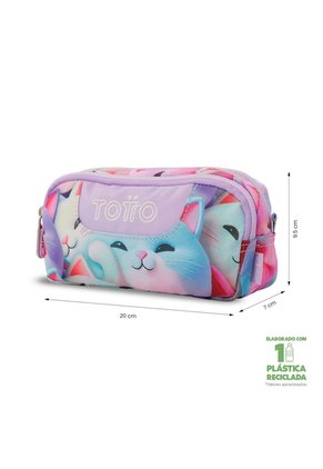 Cartuchera Escolar Pequeña Para Mujer Sobre Blanca