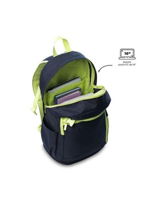Morral Universitario Porta PC 16" Mina Azul Hombre