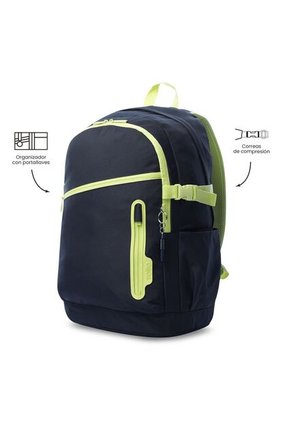 Morral Universitario Porta PC 16" Mina Azul Hombre