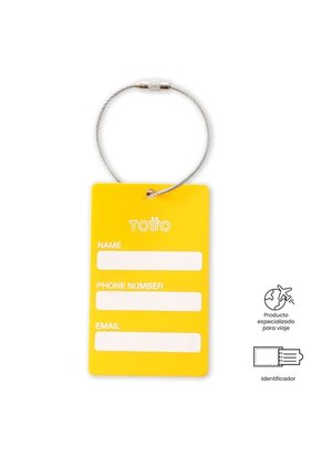 Identificador Para Maleta De Viaje Real Madrid Amarillo