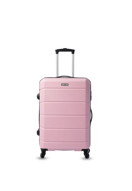 Maleta De Viaje Mediana 360 Rayatta Rosada