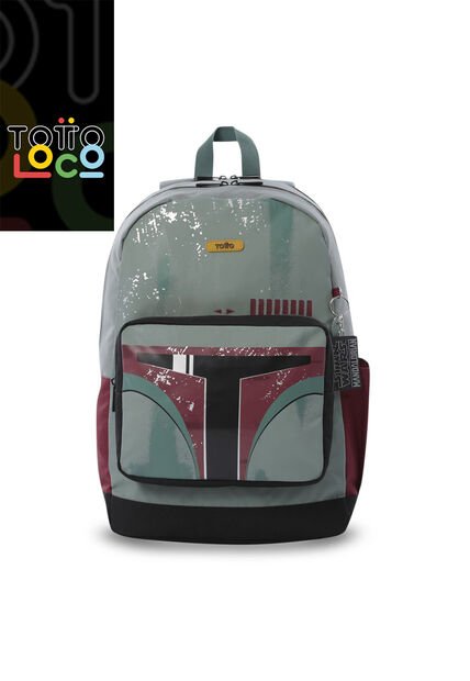 Morral Para Hombre Star Wars Boba Fett Grande Verde