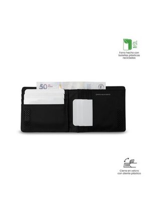 Billetera Hombre Nexus Mediana Con RFID Blocker Negra