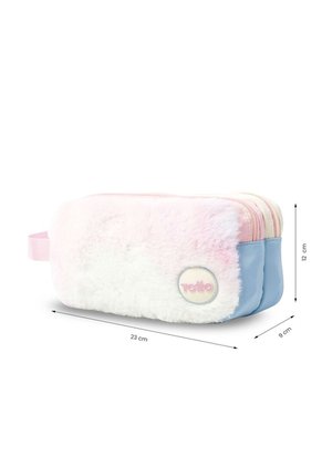 Cartuchera Escolar Grande Para Niña 2 Cuerpos Bloum Azul