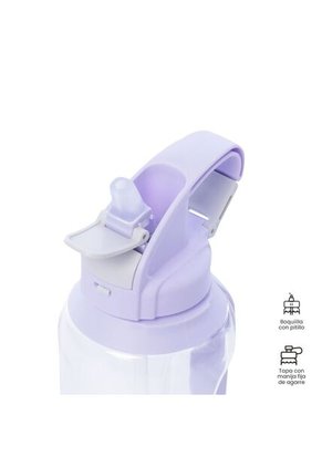 Botilito De Agua Zen 1500 Ml Color Morado