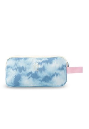 Cartuchera Escolar Grande Para Niña 2 Cuerpos Bloum Azul