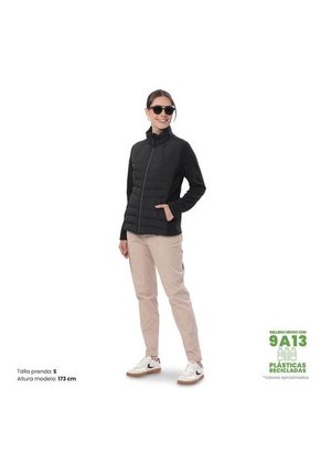 Chaqueta Acolchada Para Mujer Secuoya Negra