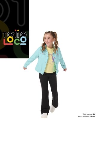 Chaqueta Para Niña Lericci Azul Totto