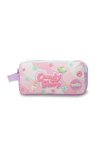 Cartuchera Escolar Grande Para Niña 2 Cuerpos Lotso Gummy Rosada Totto