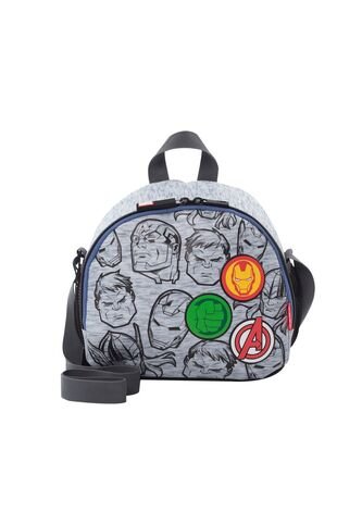 Lonchera Con Aislamiento Térmico Super Avengers Gris Totto