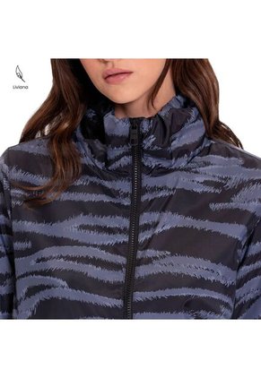 Chaqueta Casual Para Mujer Pray Liviana Negra