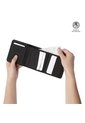 Billetera Hombre Wood 2 Grande Con RFID Blocker Negra de Totto