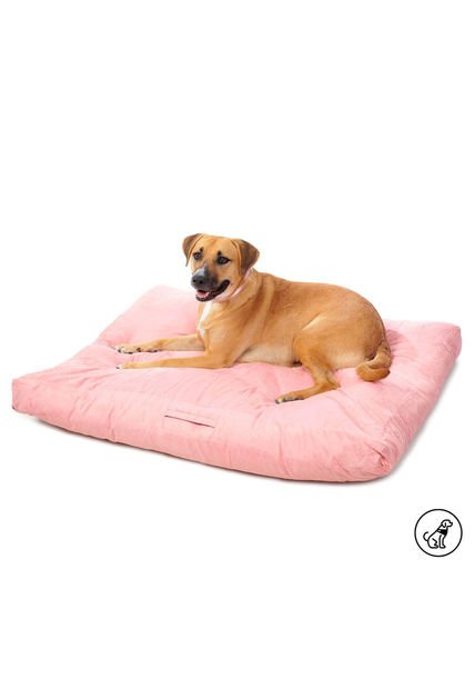Cama Para Perro Zeus L Color Rosada