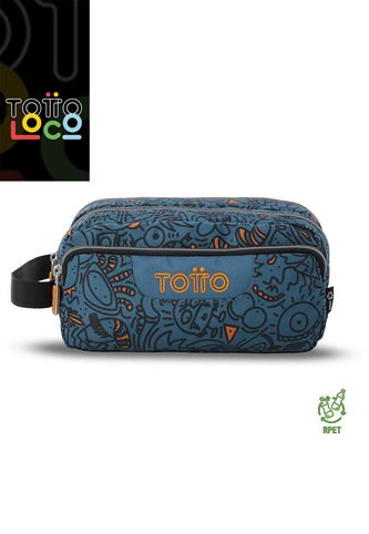 Cartuchera Multiuso Agapec Grande Azul Hombre Totto