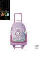 Maleta Para Niña Con Ruedas Magic Spark Grande Rosado de Totto
