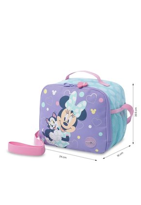 Lonchera Térmica Para Niña Minnie Grande Morada