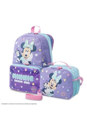 Lonchera Térmica Para Niña Minnie Grande Morada