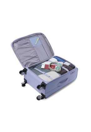 Maleta De Viaje Mediana 360 Liviana Morada