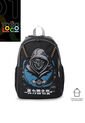 Morral Para Niño Hanzo Grande Negro de Totto