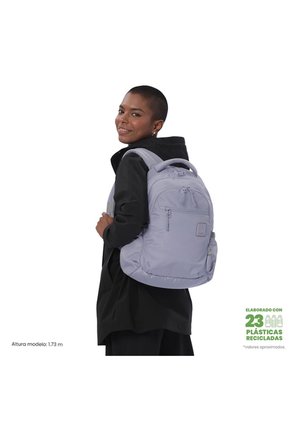 Morral Universitario Misisipi 2.0 Porta PC 14" Morado Mujer