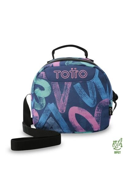 Lonchera Térmica Para Mujer Borrador Mediano Azul