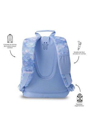Morral Juvenil Porta PC 13" Gommas Azul