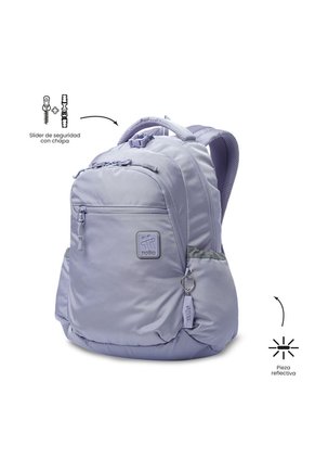 Morral Universitario Misisipi 2.0 Porta PC 14" Morado Mujer