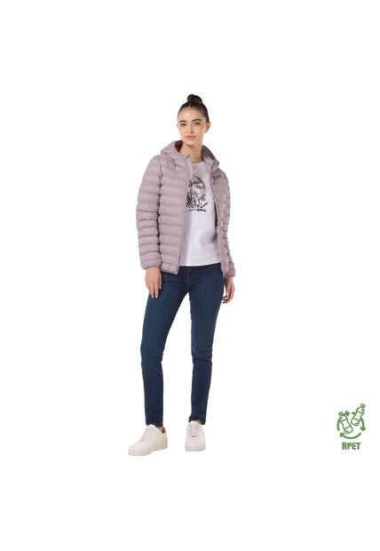 Chaqueta Acolchada Para Mujer Colorfull Pro Morada