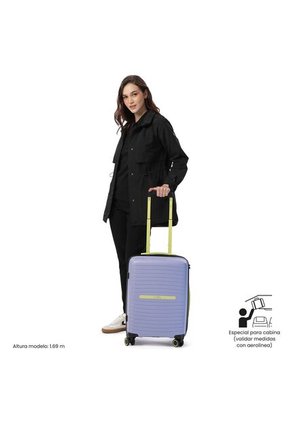 Maleta De Cabina 360 Wave 2.0 10 Kilos Morada