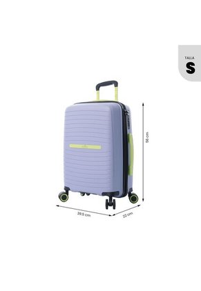 Maleta De Cabina 360 Wave 2.0 10 Kilos Morada