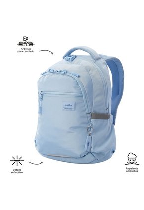 Morral Universitario Misisipi Porta PC 14" Azul Mujer