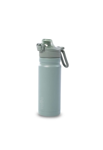 Termo Para Agua Con Tapa Intercambiable Flux 550 Ml Verde