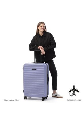 Maleta De Viaje 23 Kg 360 Helios 2.0 Bodega Morada