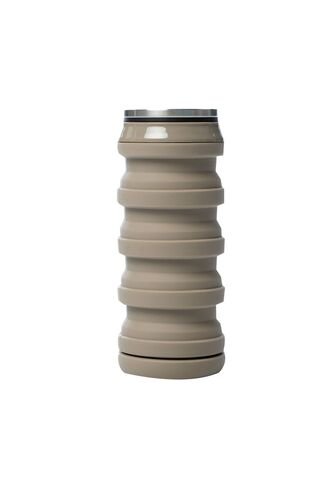 Botilito Plegable Can 480 Ml Café Totto