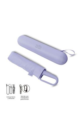 Sombrilla Mediana Aurora Con Filtro UV Morada
